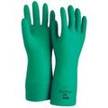 Ansell Sol-Vex Unsupported Nitrile Gloves, Green, Medium 117274